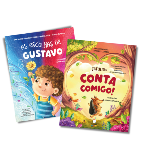 Combo: Tatúlio em Conta comigo + As Escolhas de Gustavo